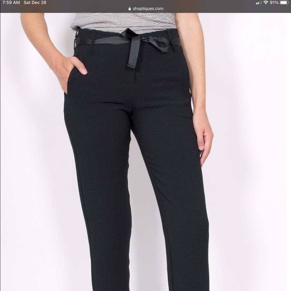 Sessun Levine‎ Crepe Black Pants